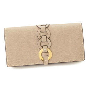Chloe DARRYL Calfskin Long Wallet Beige